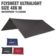 TENDA Ordinary Flysheet 4x6 Flysheet Ultralight Tent Flysheet Bivorous Bustcraft 6x4