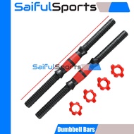 Dumbbell Bars Dumbel Bar Handle Dambel Gym Gim Barbells Strength Training Workout Senaman