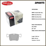Delphi Front Brake Pad for BMW 1 ( F20,F21 )/ BMW 3 ( F30,F31 )/ 4 ( F32,F33 )/ BMW X3 ( F25 ) X4 ( 