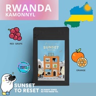 เมล็ดกาแฟคั่วอ่อนRwanda Kamonyi Washed รวันดา  200g.