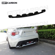 On sale Car Carbon Fiber Rear Diffuser Lip Spoiler for Toyota GT86 for Subaru BRZ 2014-2016 FRP