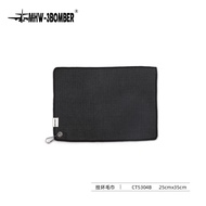 MHW-3BOMBER Barista Italian Bar Towel with Hook Coffee Cleaner Cloth Pure Color Non-Handmade Cleanin