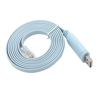 USB Console Cable RJ45 Ethernet Adapter Cable Convert USB to RJ45 for Console Network Equipment