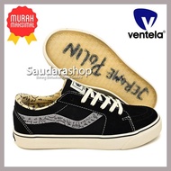 Sepatu Ventela X Jerome Polin Konnijiwa black / Ventela Jerome Polin  size37