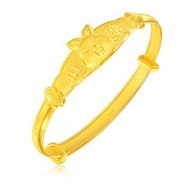 周大福 - 999.9黃金手鐲（約0.1870両）