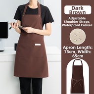 Waterproof Apron Custom Logo Printing Cafeteria Use