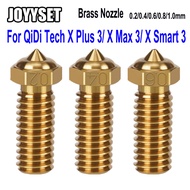 Tech X-Plus 3/X-Max 3/X-Plus 3 Hotend Brass Nozzles 0.2/0.4/0.6/0.8/1.0Mm M6 3D Printer Parts For /