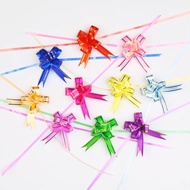SHIOK 1.8cm 10pcs Gold Rim Small Pull Bow Butterfly Ribbon | Reben Riben Tarik Kupu-Kupu Kecil Berbi