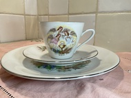 Winterling Bavaria Germany  宗教圖案瓷杯碟三件組