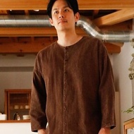 【熱門預購】杉綾織印度棉布和風復古上衣襯衫(3色)7IA-3308