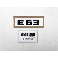 Mercedes Benz E63 Logo Emblem Chrome Badge AMG E Class E 63 BiTurbo Universal