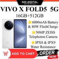VIVO X FOLD 5 5 G (16GB+512GB) l 6000mAh Battery & 80W FlashCharge l 50MP ZEISS Telephoton Camera