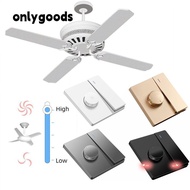 ONLYGOODS Fan Speed Adjuster 86*86mm ON- Wall Mounted Dimmer Switch