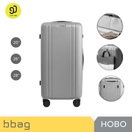 NinetyGo Travel Bag 20/26/28 Inches Hobo Luggage PC 1 Soundproof Wheels Waterproof Zipper Trunk Styl