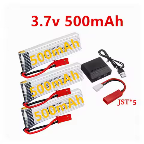 3.7V 500mAh 721855 Lipo Battery Rechargeable Battery + Charger For Udi U815A U818A U819A V212 V222 H