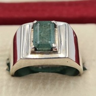 天然祖母綠戒指 | 未加熱、未處理的祖母綠寶石 | 純淨祖母綠