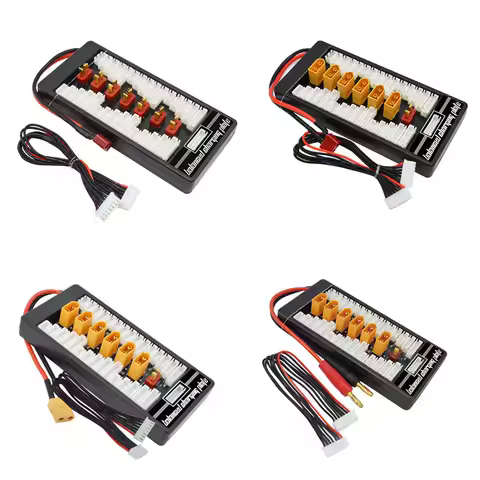 XT60 XT30 T-Plug Parallel LIPO Battery Charging Board 2-6S for ISDT Q6 T6 Lite PL6 PL8 Charger IMAX 