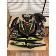MAGIC BOY Y15ZR V1 V2 BODY COVER SET SE GREEN BLACK VIETNAM CUSTOM DESIGN SIAP TAMPAL STICKER