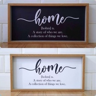Home Wall Decoration Solid Wood Frame Size 30x42 cm