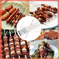 BBQ SKEWER Reusable Barbecue Skewer Stainless Steel rilling Kebab Stick Camping Picnic BBQ Tools