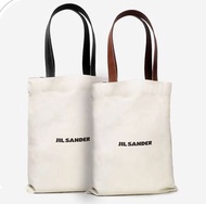 訂購/包順豐 Jil Sander tote bag 帆布 牛皮 手袋 手提包 單肩袋 大容量