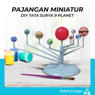 DIY Miniature Display Solar System 9 Planets Solar System Planetary - 2135