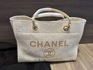 Chanel deauville tote bag m Size