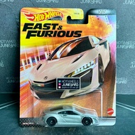 Hot Wheels Premium Fast Furious 17 Acura NSX F9 The Fast Saga Silver