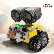 Galaxy Space Cute Robot Droid Science Fiction Cartoon Figure Technical Model Building Block Brick