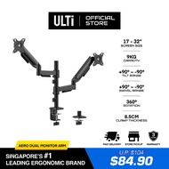 ULTi Aero Dual Monitor Arm | T29