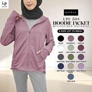 QAYRAA UPF50+ Cap Jacket Jogging Jacket Sport Anti-UV Hoodie /Size S-3XL/Black/Blue/Maroon/Grey/Dust