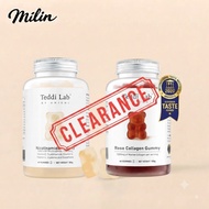 (Clearance) Unichi Teddi Lab Gummy -  Nicotinamide / Rose Collagen