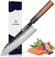 KEEMAKE Chef Knife 8 inch, Sharp Kitchen Knife with 7Cr17 Stainless Steel Gyuto Knife