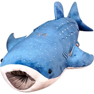 18.5 inch Whale Shark Stuffed Animal Whale Shark Plush Whale Shark Kids Plush Toy Pillows Stuffed Bl