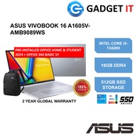 Asus Vivobook 16 A1605V-AMB9088WS A1605V-AMB9089WS i5-13420H / 16GB DDR4/ 512GB M.2/ 16" WUXGA 60HZ/