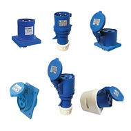 INDUSTRIAL PLUG AND SOCKET 16A / 32A 2P+E IP44 HIGH QUALITY MPE (MPN) 3 pin plug 3 pin socket