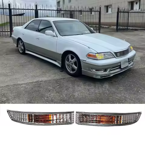 Set Car Fog Light For Toyota Mark Jzx100 X100 1999 2000 Front Bumper Light Automobile