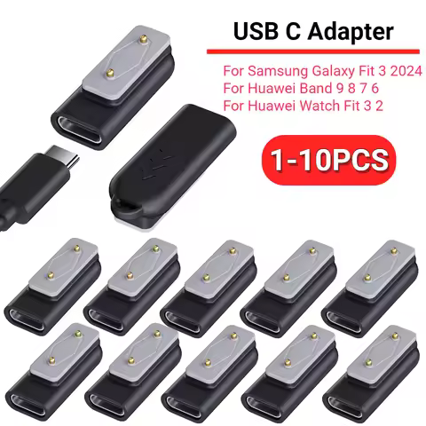 Type C Charger Adapter Magnetic Watch Charger Adapter Type C Adapter Watch Charger for Samsung Galax