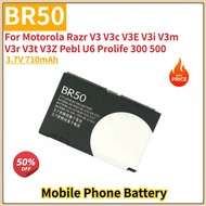 BR50 High Quality Phone Battery 3.7V 710mAh For Motorola Razr V3i V3m V3r V3 V3c V3E V3t V3Z Pebl U6