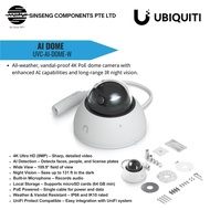 Ubiquiti Unifi UVC-AI-Dome 4K 8MP AI Dome IP Camera | Smart Detection | IR Night Vision | PoE | UniF