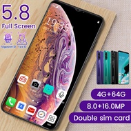 note10+ smartphone 4GB RAM 64GB ROM 5.8 inch Smart Phone Murah Handfon Handphone Mobilephone 3G Lte 