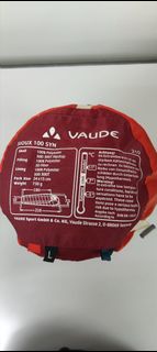 Vaude Sioux 100 SYN Synthetic fibre sleeping bag 睡袋 登山 露營