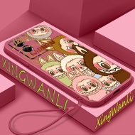 {T87} เหมาะสำหรับ OPPO A56 5G เคสป้องกันโทรศัพท์การออกแบบลวดลายตุ๊กตามีลวดลายเคสครอบโทรศัพท์