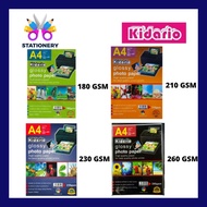 Kidario A4 Water Resistant Glossy Photo Paper 20 Sheets 180gsm / 210gsm / 230gsm / 260gsm