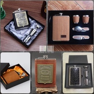 Whiskey Hip Flask Wine Bottle Set Stainless Steel
