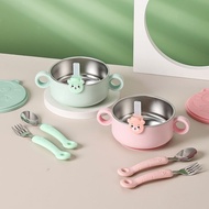 Baby Food Supplement Bowl 316L Stainless Steel Bowl Baby Bowl Newborn Bowl Tableware Set Baby Baby S