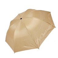 (026)Payung Lipat 3 Polos Dalam Silver Anti UV / Payung promosi/Payung Lipat/Payung Polos Premium
