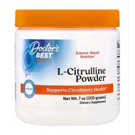 Doctor's Best L Citrulline Powder 7 oz 200 g Nitric Oxide Muscle Fitness