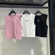 KOREA Hills Embroidered Logo Sleeveless Women's T Shirt