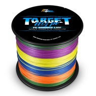 Ashconfish TaRGET 4 sợi câu cá bện dòng 1000m 6-100lb nhiều màu sợi PE